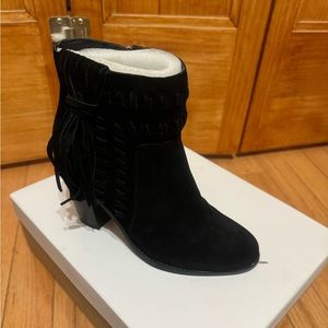 Jessica Simpson Chassie Suede Cow Boots 6.5